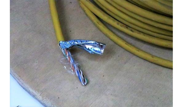 3 aangebroken haspels div IT-kabel, wo UTP